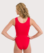 Load image into Gallery viewer, Plum Cheer Red Basic Tank Leotard - SALE
