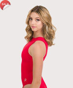 Load image into Gallery viewer, Plum Cheer Red Basic Tank Leotard - SALE

