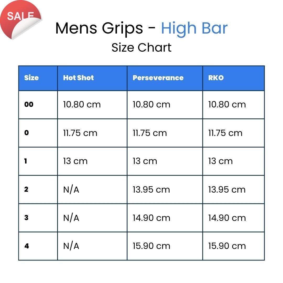 MEN'S RKO HIGH BAR HOOK & LOOP GRIPS - SALE
