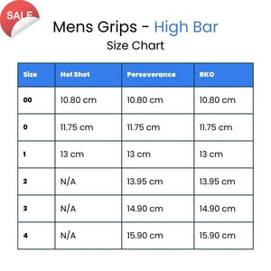 MEN'S RKO HIGH BAR HOOK & LOOP GRIPS - SALE