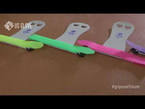 Rainbow Beginner Hook & Loop Grips White